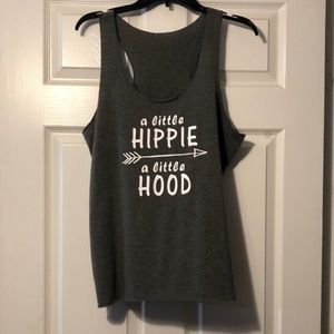 Size XL runs small Tank Top